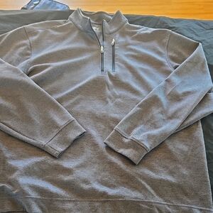 Men's Bolle Gray Quarter-Zip Sweater